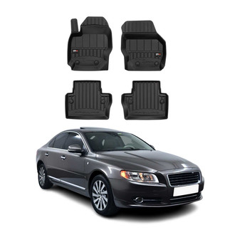 OMAC® - Premium 1st & 2nd Row Black Floor Mat Set