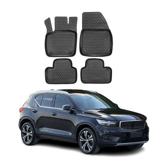 OMAC® - Classic 1st & 2nd Row Black Floor Mat Set