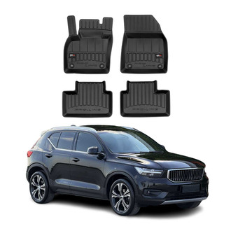 OMAC® - Premium 1st & 2nd Row Black Floor Mat Set