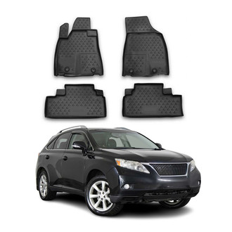 OMAC® - Classic 1st & 2nd Row Black Floor Mat Set