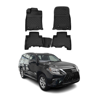 OMAC® - Classic 1st & 2nd Row Black Floor Mat Set