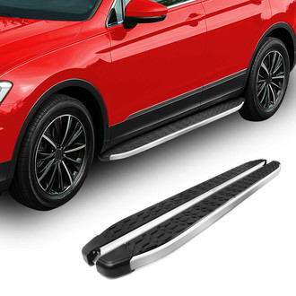 OMAC USA® - Blackline Black with Silver Step Boards