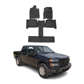 OMAC® - Classic 1st & 2nd Row Black Floor Mat Set