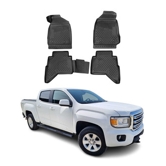 OMAC® - Classic 1st & 2nd Row Black Floor Mat Set