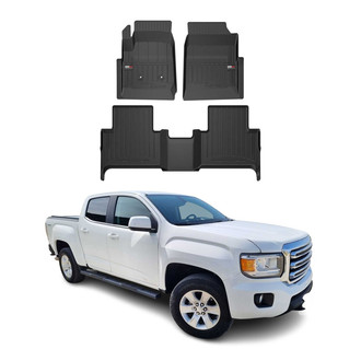 OMAC® - Premium 1st & 2nd Row Black Floor Mat Set
