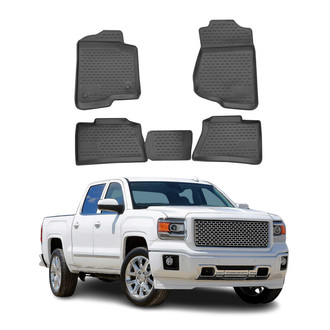 OMAC® - Classic 1st & 2nd Row Black Floor Mat Set