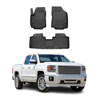 OMAC® - Premium 1st & 2nd Row Black Floor Mat Set