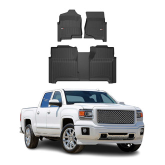 OMAC® - Premium 1st & 2nd Row Black Floor Mat Set