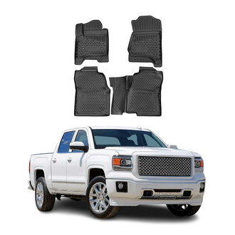 OMAC® - Classic 1st & 2nd Row Black Floor Mat Set
