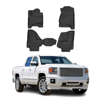 OMAC® - Classic 1st & 2nd Row Black Floor Mat Set