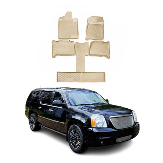 OMAC® - Classic 1st & 2nd Row Beige Floor Mat Set