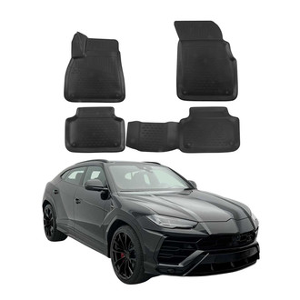 OMAC® - Classic 1st & 2nd Row Black Floor Mat Set