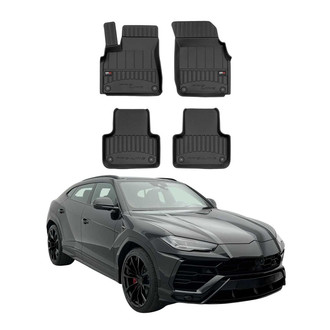 OMAC® - Premium 1st & 2nd Row Black Floor Mat Set