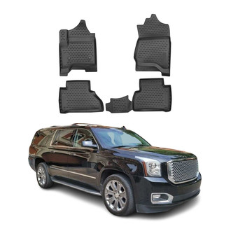 OMAC® - Classic 1st & 2nd Row Black Floor Mat Set