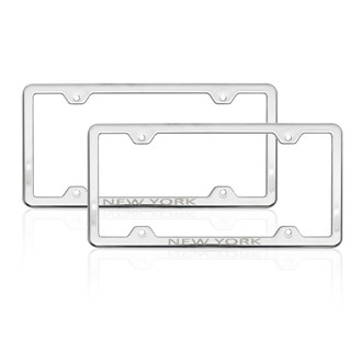 OMAC® - Chrome License Plate Frame Set