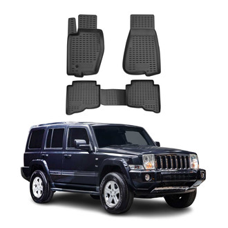 OMAC® - Classic 1st & 2nd Row Black Floor Mat Set