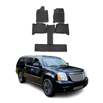 OMAC® - Classic 1st & 2nd Row Black Floor Mat Set