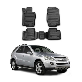 OMAC® - Classic 1st & 2nd Row Black Floor Mat Set
