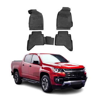 OMAC® - Classic 1st & 2nd Row Black Floor Mat Set