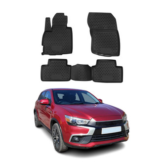 OMAC® - Classic 1st & 2nd Row Black Floor Mat Set