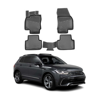 OMAC® - Classic 1st & 2nd Row Black Floor Mat Set