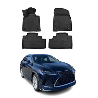 OMAC® - Classic 1st & 2nd Row Black Floor Mat Set