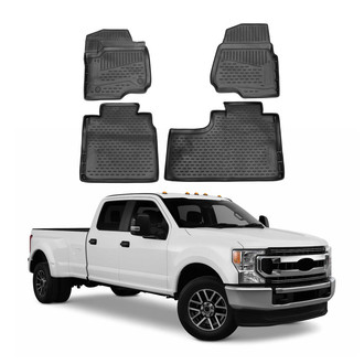 OMAC® - Classic 1st & 2nd Row Black Floor Mat Set