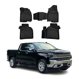 OMAC® - Classic 1st & 2nd Row Black Floor Mat Set