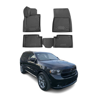 OMAC® - Classic 1st & 2nd Row Black Floor Mat Set