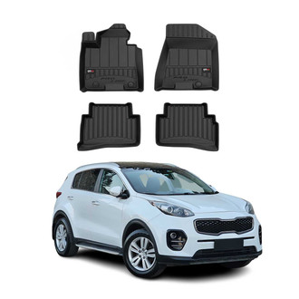 OMAC® - Premium 1st & 2nd Row Black Floor Mat Set