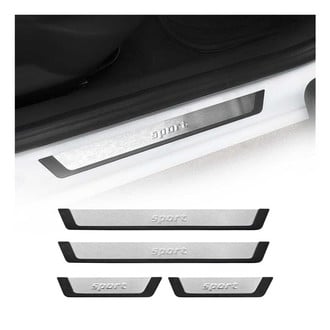 OMAC® - Non-Illuminated Polished Door Sill Covers with Sport Logo