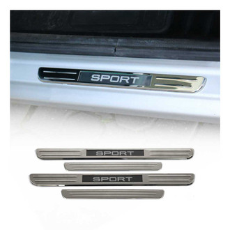 OMAC® - Illuminated Polished Door Sill Covers with Sport Logo