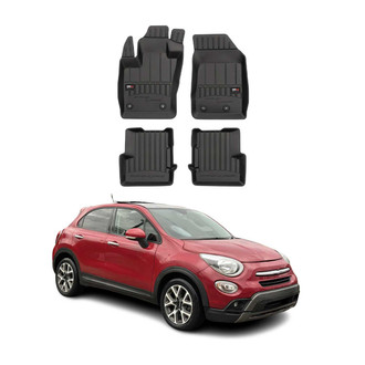 OMAC® - Premium 1st & 2nd Row Black Floor Mat Set