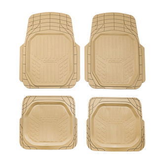 OMAC® - Basic Semi-Custom 1st & 2nd Row Beige Floor Mat Set