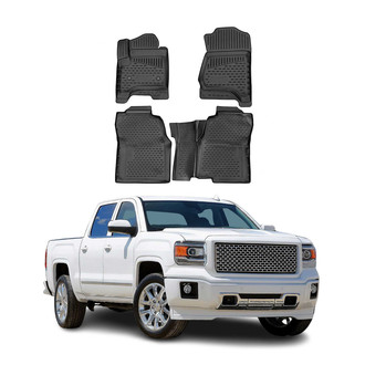 OMAC® - Classic 1st & 2nd Row Black Floor Mat Set