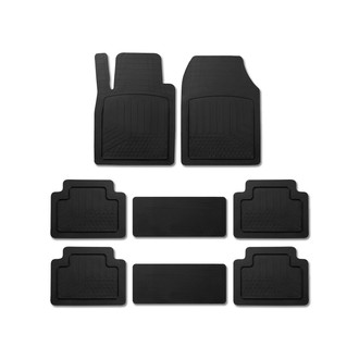 OMAC® - Basic Semi-Custom 1st & 2nd Row Black Floor Mat Set