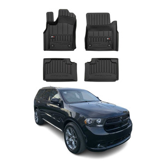OMAC® - Premium 1st & 2nd Row Black Floor Mat Set