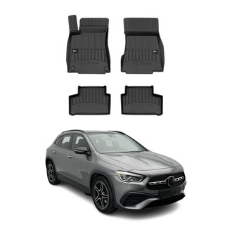 OMAC® - Premium 1st & 2nd Row Black Floor Mat Set