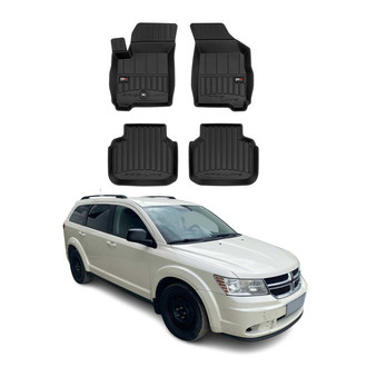 OMAC® - Premium 1st & 2nd Row Black Floor Mat Set