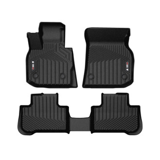 OMAC® - Texan 1st & 2nd Row Black Floor Mat Set