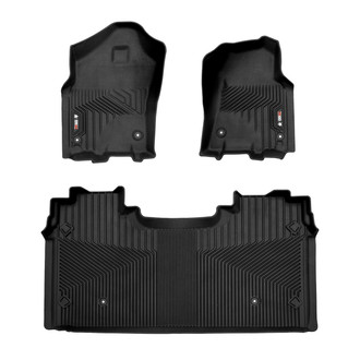 OMAC® - Texan 1st & 2nd Row Black Floor Mat Set