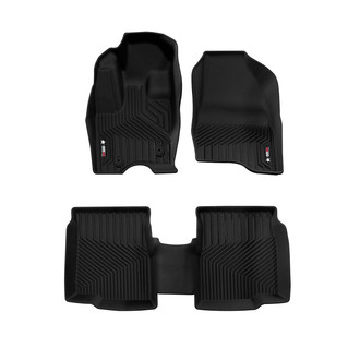 OMAC® - Texan 1st & 2nd Row Black Floor Mat Set