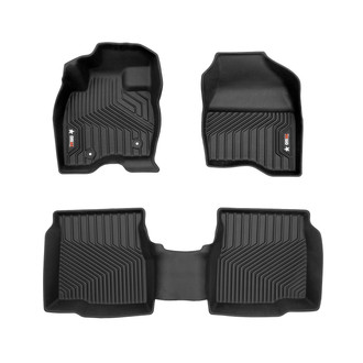 OMAC® - Texan 1st & 2nd Row Black Floor Mat Set