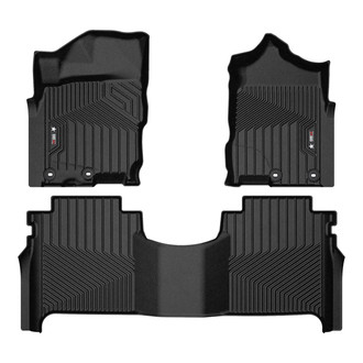 OMAC® - Texan 1st & 2nd Row Black Floor Mat Set
