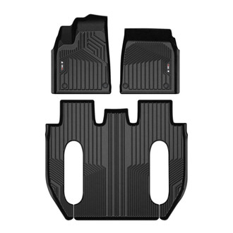 OMAC® - Texan 1st & 2nd Row Black Floor Mat Set