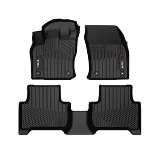 OMAC® - Texan 1st & 2nd Row Black Floor Mat Set