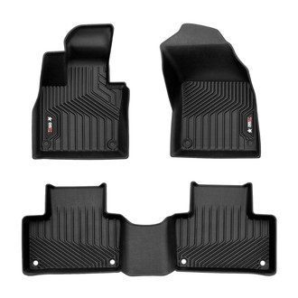 OMAC® - Texan 1st & 2nd Row Black Floor Mat Set