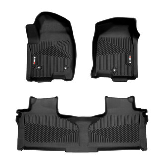 OMAC® - Texan 1st & 2nd Row Black Floor Mat Set