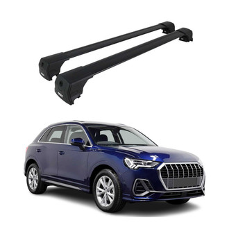 OMAC® - Black Flush-Mounted Roof Rails Cross Bars