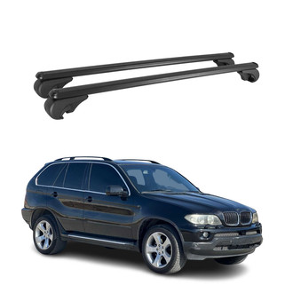 OMAC® - Black Raised Roof Rails Cross Bars